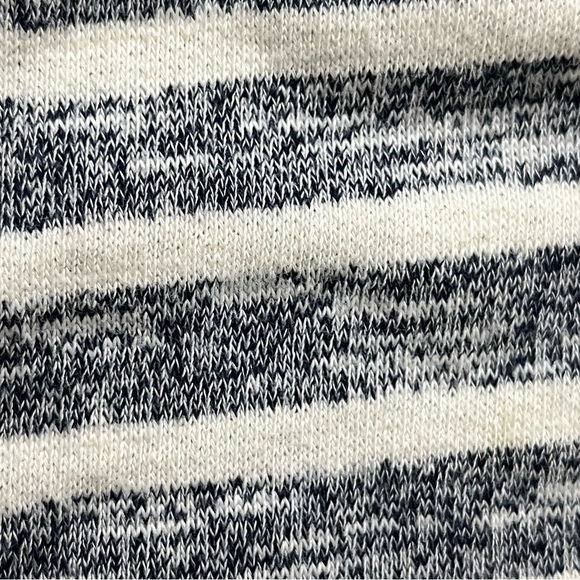 Kenji Terry Cloth Blue Striped Casual Knit Pull On Nautical Button Prep Skirt XL - Picture 6 of 6